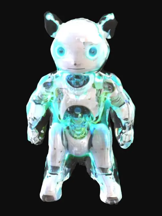 3D model for Wolf Doodle on Lined Paper, #SketchTo3D#