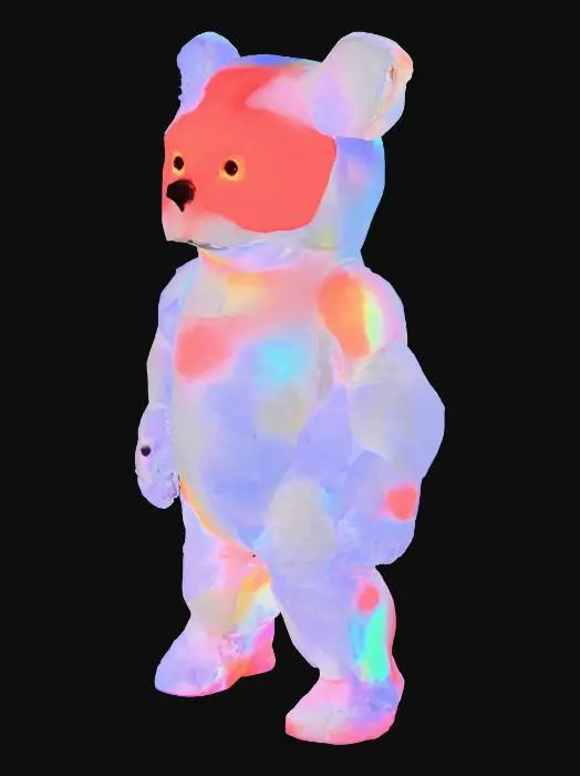 3D model for hyper-detailed, futuristic 3D model of a neural-adaptive magnetic swarm companion robot, inspired by next-generation Chinese technology assembled in Shenzhen. The robot is a sleek, modular sphere (10 cm diameter) composed of hundreds of magnetically anisotropic microbots, each with a glossy, bioluminescent mycelial skin that pulses with living light in neon blue and violet hues,  The swarm dynamically self-assembles into a humanoid form under a rotating magnetic field, showcasing intricate, interlocking patterns with programmable magnetic domains  The design integrates a holographic HUD displaying real-time EEG waveforms, neuromorphic chips, and a nano-scale 4D-printed chassis neo-futuristic luxury (Chrome Hearts-inspired) with bio-inspired adaptability, set against a high-tech Shenzhen 

