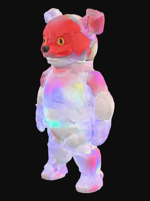 3D model for hyper-detailed, futuristic 3D model of a neural-adaptive magnetic swarm companion robot, inspired by next-generation Chinese technology assembled in Shenzhen. The robot is a sleek, modular sphere (10 cm diameter) composed of hundreds of magnetically anisotropic microbots, each with a glossy, bioluminescent mycelial skin that pulses with living light in neon blue and violet hues,  The swarm dynamically self-assembles into a humanoid form under a rotating magnetic field, showcasing intricate, interlocking patterns with programmable magnetic domains  The design integrates a holographic HUD displaying real-time EEG waveforms, neuromorphic chips, and a nano-scale 4D-printed chassis neo-futuristic luxury (Chrome Hearts-inspired) with bio-inspired adaptability, set against a high-tech Shenzhen 

