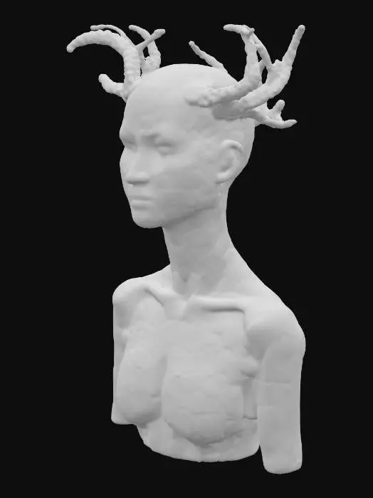 3D model for  🏛️ Hermès Neuroglyph Hermès-level luxury BCI experience."Homo Superior Velocity Unlocked" 
sculpture ritual royal bci
