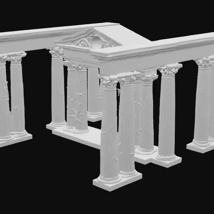 3D model for A magnificent Renaissance masterpiece in the style of Raphael and Botticelli depicting Plato's tripartite Republic transformed into a living neural network topology, where Philosopher Kings occupy the upper neural clusters as golden luminous nodes, Guardians form the middle protective neural pathways in silver-blue circuits, and Producers create the foundational neural substrate in warm earth tones. , with prisoners'  Renaissance fresco-style.  Greek architectural columns and arches seamlessly integrate with glowing circuit boards and quantum processors, while mathematical equations (φ, π, ∞) and philosophical symbols flow like golden ribbons through the composition, creating a breathtaking fusion of ancient wisdom and digital consciousness that embodies the essence of neural capitalism 