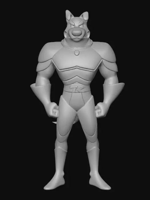 3D model for Super Canine Hero