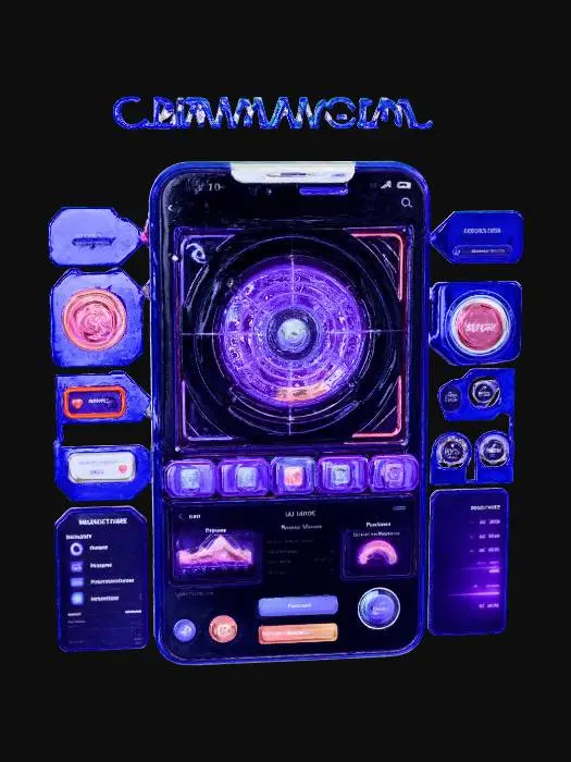 3D model for Futuristic Interface Design