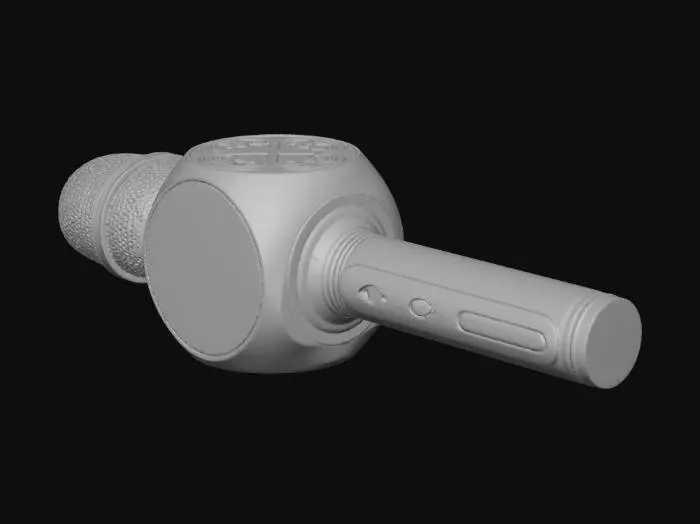 3D model for Rose Gold Microphone