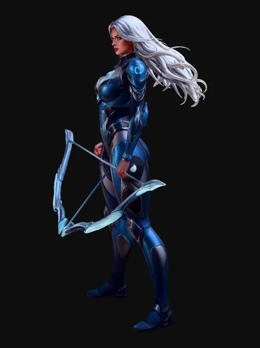 3D model for Moonlit Frost Archer