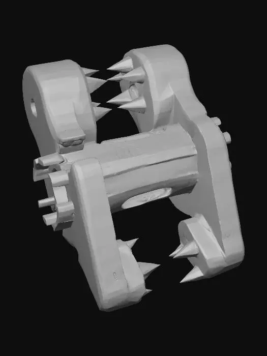 3D model for Purple Mechanical Device