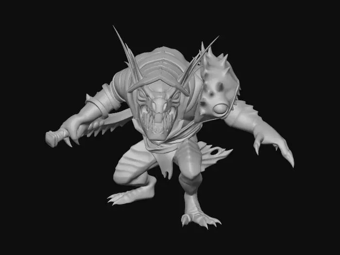 3D model for Sea Predator Warrior