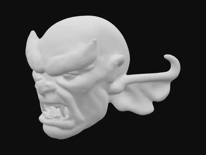 3D model for caliban head