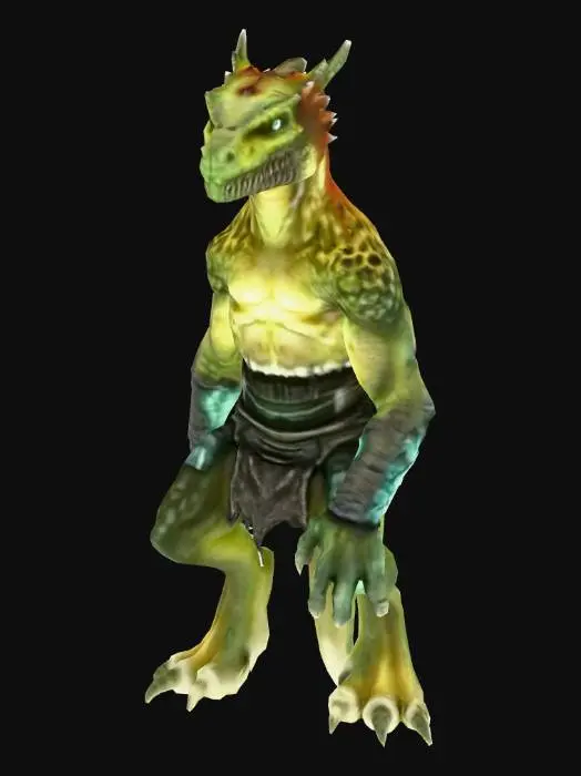 3D model for Kobold Warrior