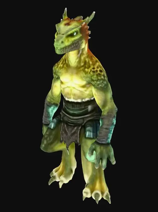 3D model for Kobold Warrior