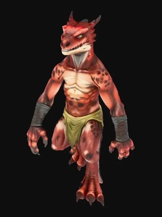 3D model for Kobold Warrior