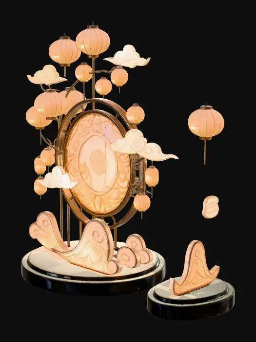 3D model for Moonlit Lantern Circle