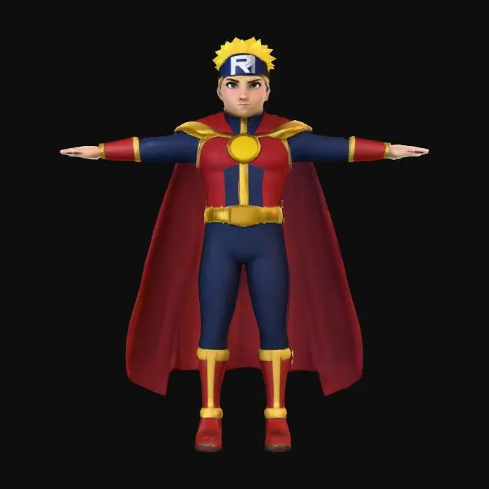 3D model for Super Ninja Hero