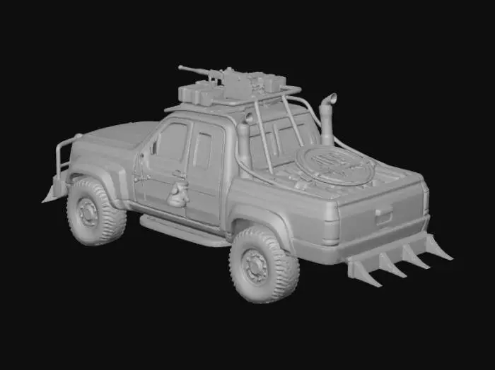 3D model for Desert Raider War Rig