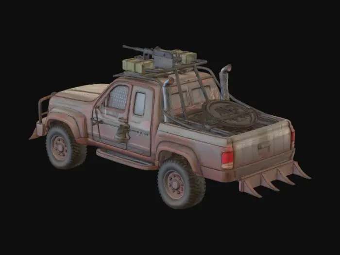 3D model for Desert Raider War Rig