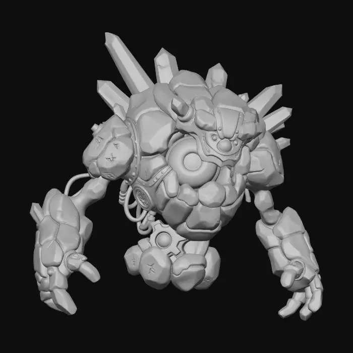3D model for Embercrystal Colossus