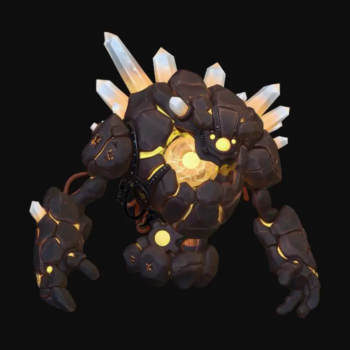 3D model for Embercrystal Colossus