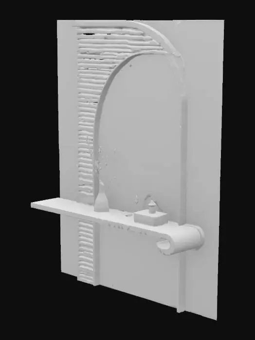 3D model for Serene Entryway