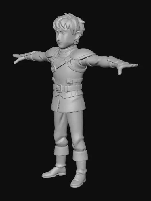 3D model for Young Adventurer