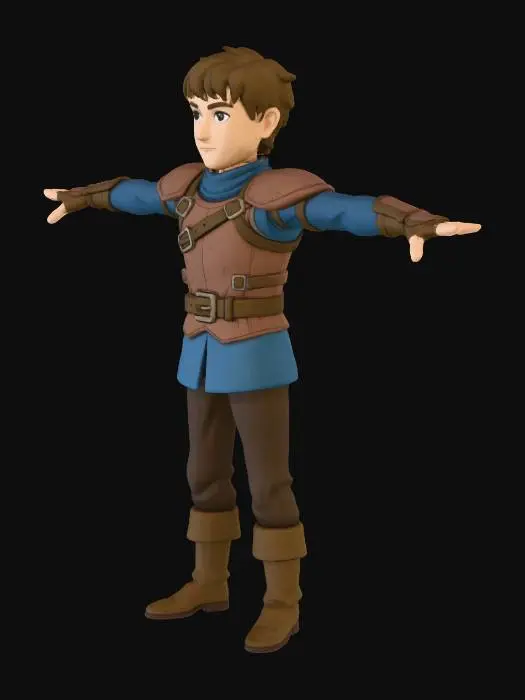 3D model for Young Adventurer