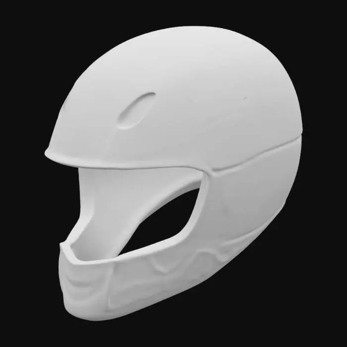 3D model for Post-Apocalyptic Motorcycle Helmet