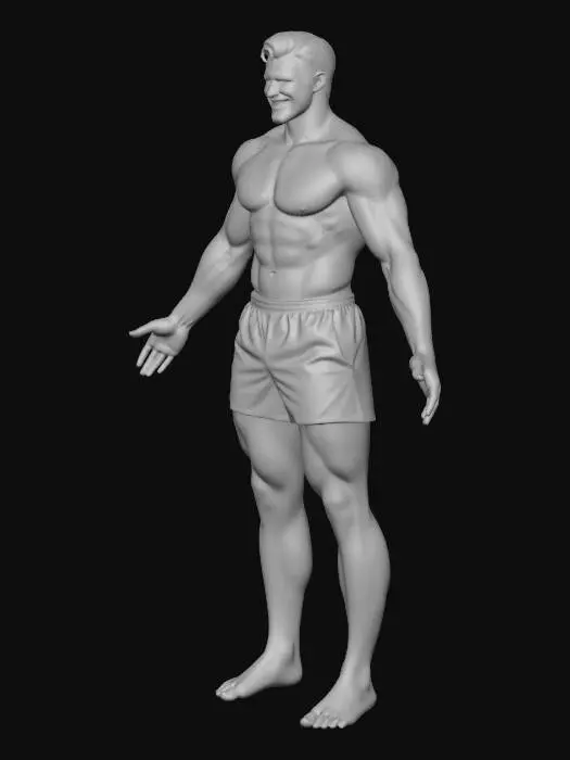 3D model for Strength Among the Clouds