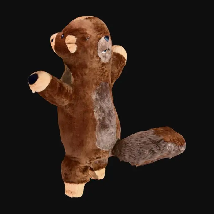 3D model for Cuddly Beaver Toy
