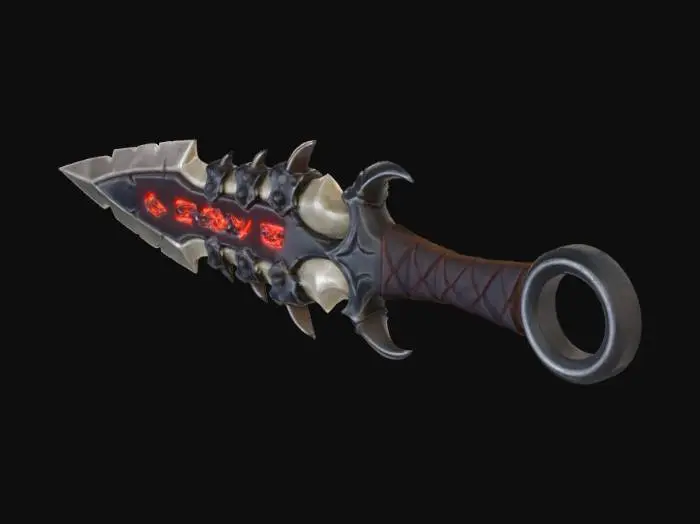 3D model for Demonic Kunai