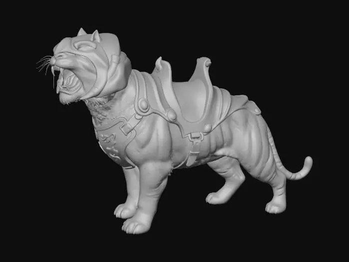 3D model for Emerald Roar in Crimson Armor