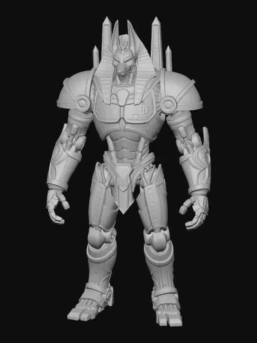 3D model for Neon Anubis Mech