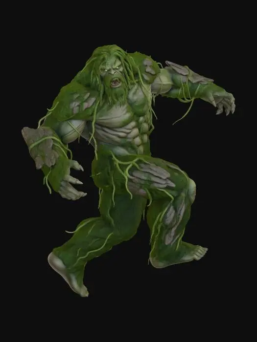 3D model for Massive Moss-Covered Sasquatch