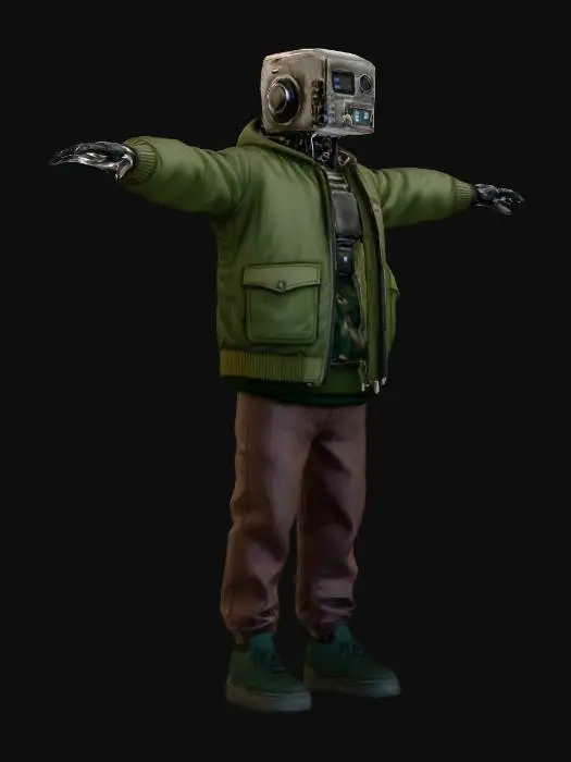 3D model for Robot Puffer Jacket
