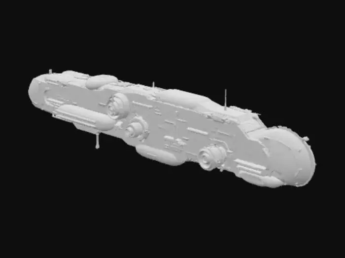 3D model for Galactic Battlestar