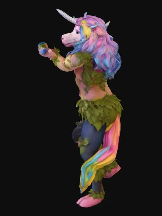 3D model for Unicorn Guardian of the Forest