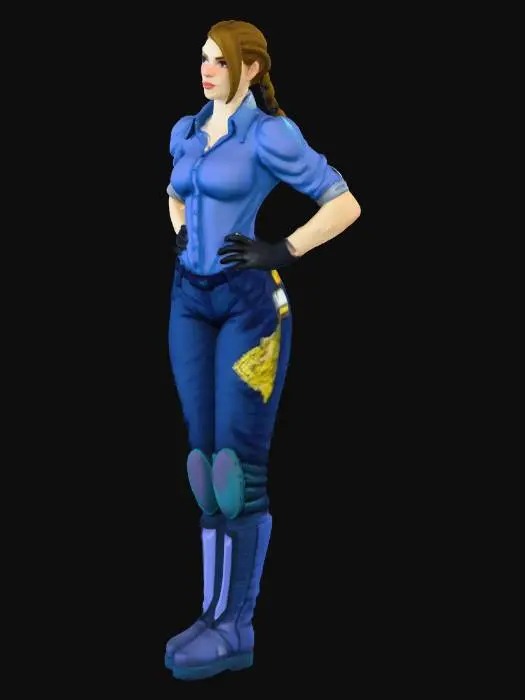 3D model for Adventurous Heroine