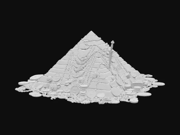 3D model for Cryptic Wealth Pyramid
