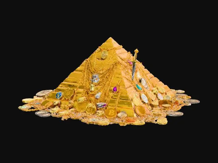 3D model for Cryptic Wealth Pyramid