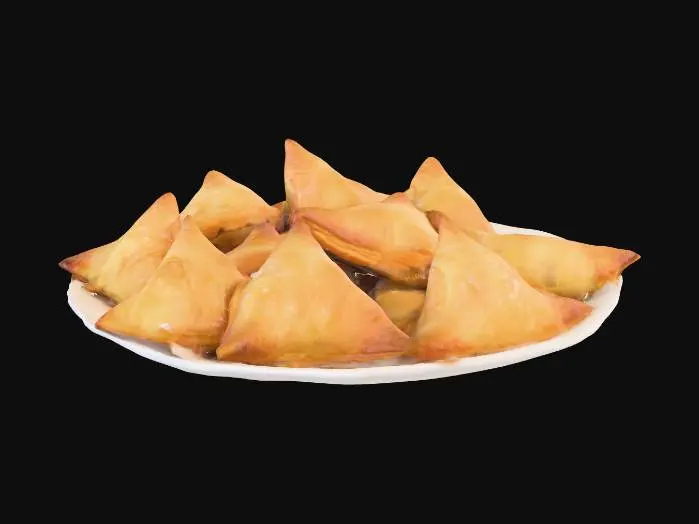 3D model for Samosas Plate