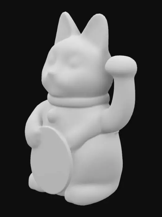 3D model for Golden Lucky Cat