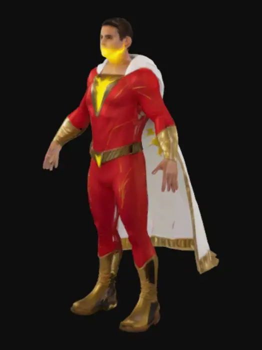 3D model for Superhero Pose