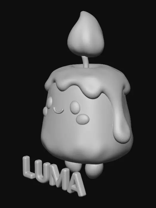 3D model for Luma the Candle Buddy