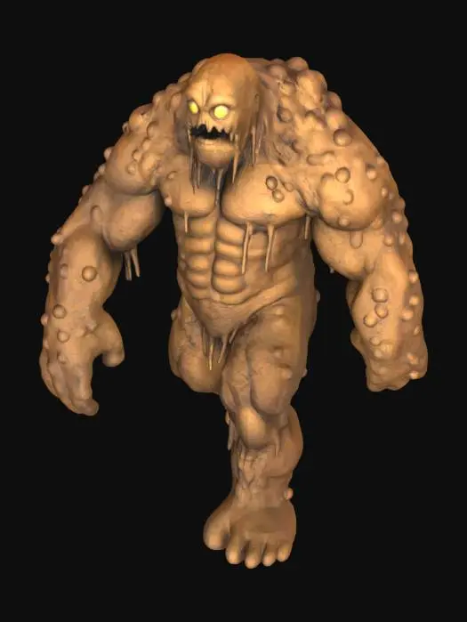 3D model for Mud Golem