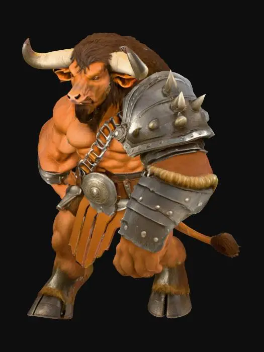 3D model for Minotaur Warrior
