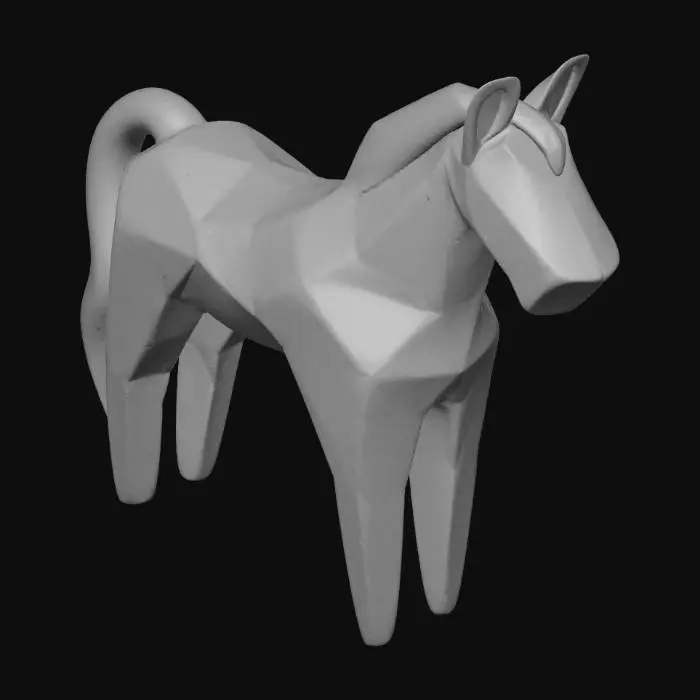 3D model for A low poly horse