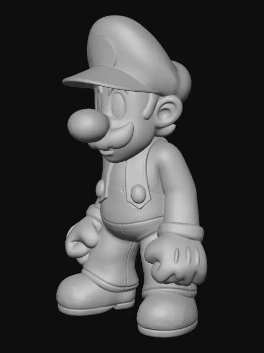 3D model for Luigi in Overalls