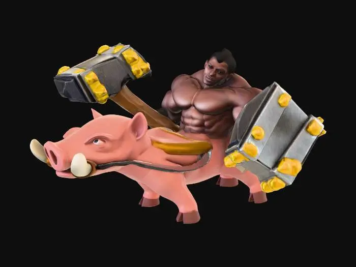 3D model for Hammerhog Warrior