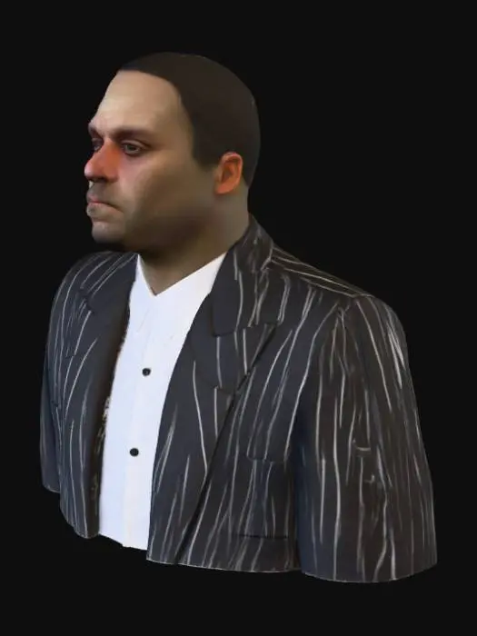 3D model for Man in Pinstripe Suit