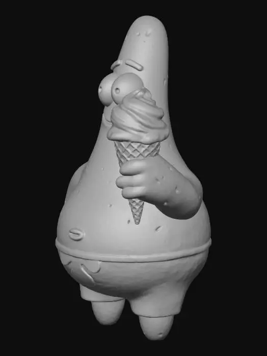 3D model for Patrick Ice Cream Meme