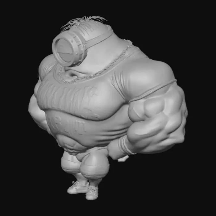 3D model for Muscular Cyclops Minion