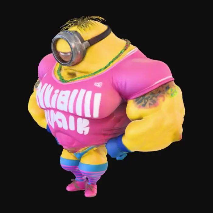 3D model for Muscular Cyclops Minion